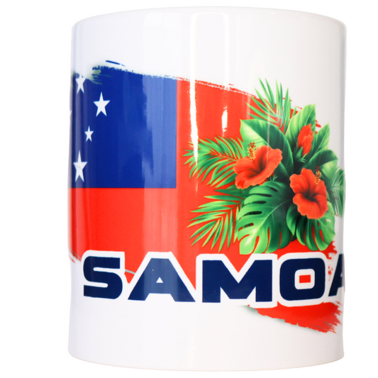 Island Flag Mugs - Samoa Tonga Niue Fiji