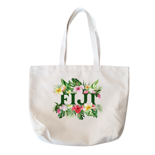 Fiji Floral Tote Bag