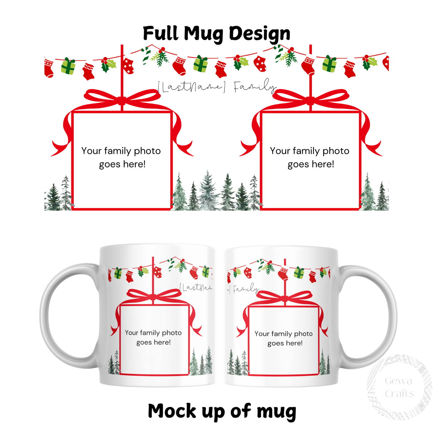 Personalised Christmas Mug