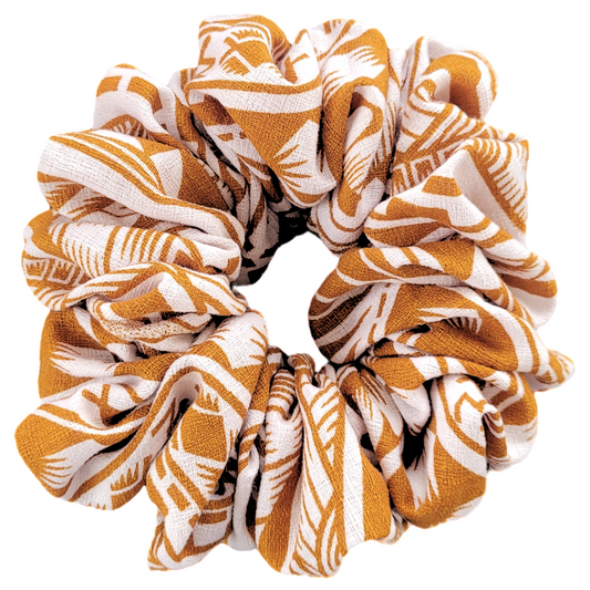 Gewa Crafts Pasifika XL Deluxe Tan Brown Scrunchie