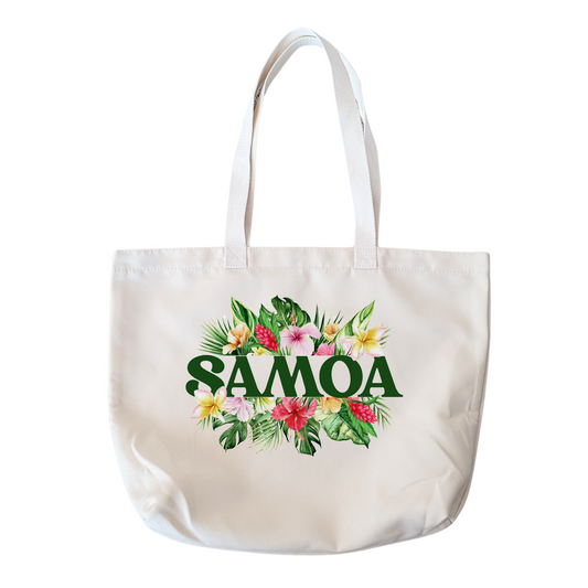 Samoa Floral Tote Bag