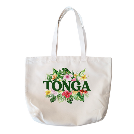 Tonga Floral Tote Bag