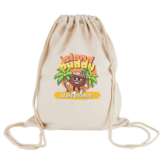 Island Buddy Drawstring Bag