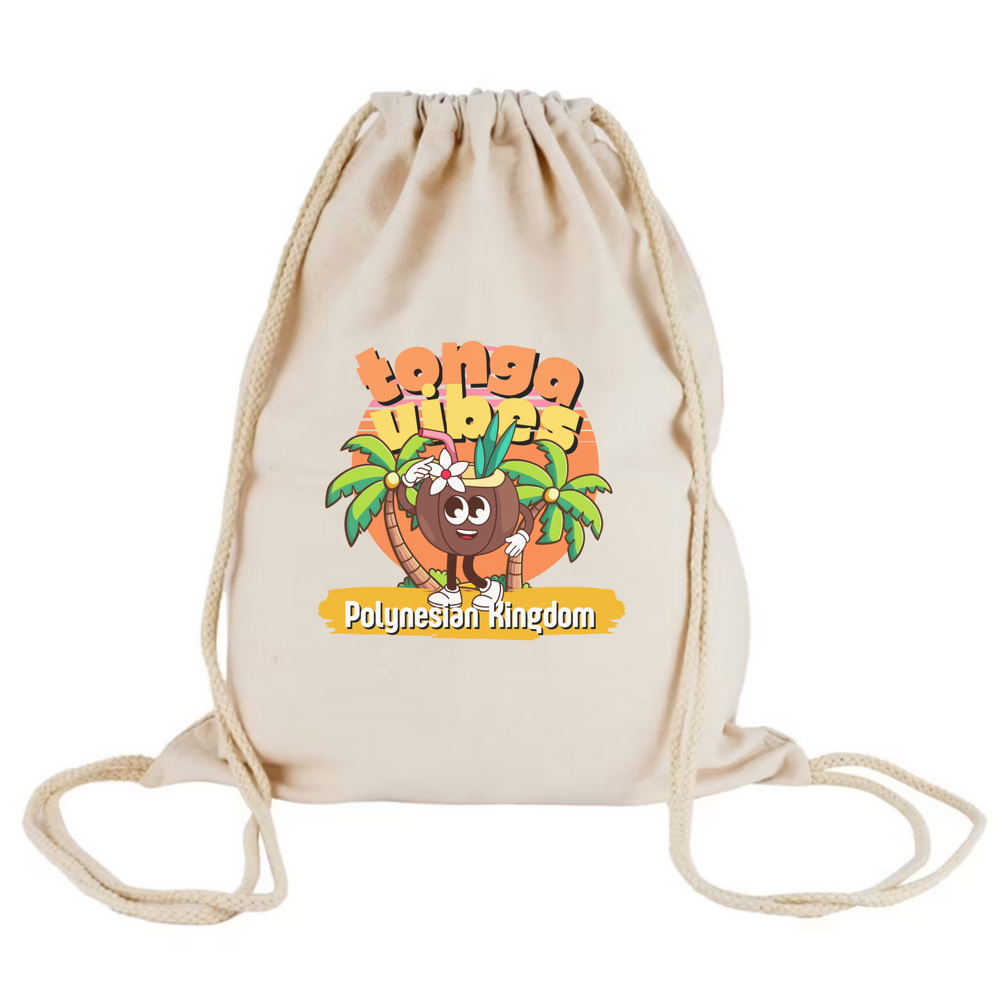 Tonga Vibes Drawstring Bag