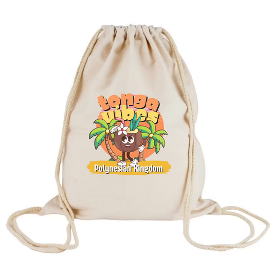 Tonga Vibes Drawstring Bag